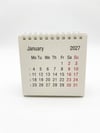 2027 Mini Masa Takvimi 10X10 Cm