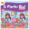 5 Farkı Bul Prenses Dikkat Ve Görsel Algı Etkinlik Kitabı