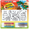 Amos Vitray Cam Boyama Seti Peelable Sticker 10,5Ml*6 D3