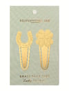 Brass Page Tabs Lucky Charms Set Of 2 2 Li Metal Kitap Ayracı