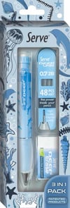 Doğa Desenli Deep Klm Deep Silgi Deep Mın 0,7 mm Gök Mavi