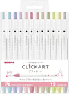 Kalem Clckart Market Pen Pl 12'li Set Pastel