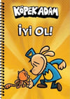 Köpek Adam Çizgili Defter İyi Ol