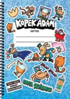 Köpek Adam Çizgili Defter Mavi