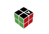 V Cube 2-Beyaz Klasik Küp