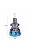 Glanz H7 Adaptive Glow CSP Quartz 360° Led Xenon 18000LM 6000K  Beyaz Far Ampulü Mercekli Far Özel