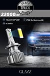Glanz H7 Silver Series Csp Canbus Led Xenon 22000LM 6000K Beyaz Şimşek Etkili Far Ampulü 12V / 24V