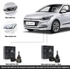 Glanz Hyundai i20 Mercekli Far ŞİMŞEK ETKİLİ  Mini CSP Led Xenon Far Ampulü Uzun Kısa Sis Seti