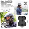 Glanz Kask İçi Ped, Nefes Alabilir File Cırtlı İç Astar, Yıkanabilir Tekrar Kullanıma Uygun Ped