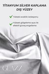 Glanz Oto Katlanabilir Güneşlik Şemsiye Ön Cam Gölgelik 145-79cm Özel Esnek Saplı Güneş Koruyucu 