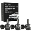 Glanz Passat B7 Şimşek Etkili Mini Csp 16000LM Beyaz Led Xenon Far Ampul Seti Uzun Kısa Sis