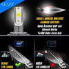 Glanz Passat B7 Şimşek Etkili Mini Csp 16000LM Beyaz Led Xenon Far Ampul Seti Uzun Kısa Sis