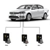 Glanz Passat B7 Şimşek Etkili Mini Csp 16000LM Beyaz Led Xenon Far Ampul Seti Uzun Kısa Sis