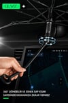Glanz Premium Güneşlik Şemsiye Oto Katlanabilir Araba Ön Cam Gölgelik Güneş Koruyucu 145-79cm