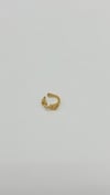 Zincir Plaka Earcuff Gold