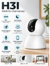 Dahua Hero H3I Indoor – 3mp , 360° Dönebilen, Gece Görüşlü, Hareket Takipli Güvenlik Kamerası