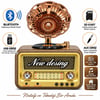 Dosound DS-2527B Retro Radyo Bluetooth USB SD Kart AUX FM AM SW Taşınabilir Müzik Çalar