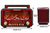 DOSOUND FP-2393-S Şömine Efektli Bluetooth Nostaljik Radyo