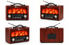 DOSOUND FP821 Şömine Efektli Retro Radyo – Bluetooth, USB, TF Kart, FM/AM/SW