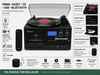 Dosound TR-17 Ahşap Çok Fonksiyonlu Pikap Kaset CD USB Bluetooth Müzik Sistemi