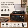 Dosound TR-17S Ahşap Çok Fonksiyonlu Pikap Kaset CD USB Bluetooth Retro Müzik Sistemi