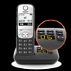 Gigaset A690A Quad 4 Ahizeli Telesekreterli Telsiz Telefon