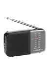 K KNSTAR K-258 Pilli Cep Radyosu FM AM, Teleskopik Antenli, Dahili Hoparlörlü, Kulaklık Girişli Taşınabilir Mini Radyo