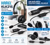 KAREL KLK215 USB Mikrofonlu Operatör Başlığı – USB Bağlantılı Profesyonel Kulaklık