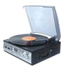 Knstar KN-37 Bluetooth Kumandalı Pikap CD Kaset USB Radyo 33/45/78 Devir Nostaljik Plak Çalar
