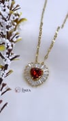 ÇELİK RED HEART KOLYE