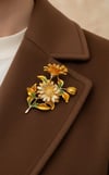 Sarı Papatya Model Broş