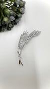 Sılver Başak Model Broş