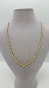 Vip 14 K 2mm Halat Kolye 50cm