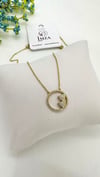 Vip 14 K Halkalı Kalbli Kolye