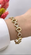 Vip 14 K Oval Taşlı Bileklik