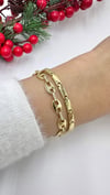 Vip 14 K Taşlı Hermes Model Bileklik