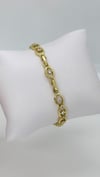 Vip 14 K Taşlı Oval Damla Model Bileklik