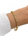 Vp 14 K Altın Kaplama Black North Star Model Bileklik