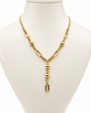Vp 14 K Altın Kaplama Cascade Tasarım Y Model Kolye 40+7cm
