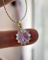 Vp 14 K Altın Kaplama Pembe Lotus Kombin