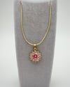 Vp 14 K Altın Kaplama Pembe Lotus Kombin