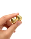Vp 14 K Altın Kaplama Pinecone Model Küpe