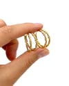 Vp 14 K Altın Kaplama Spiral Halka Model Küpe