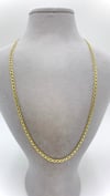 Vp 14 K İnce Ezme Gurmet Zincir Kolye 55cm