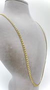 Vp 14 K İnce Ezme Gurmet Zincir Kolye 60cm