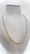 Vp 14 K İnce Top Dorika Kolye 45 Cm