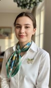 Yeşil Kanat Kelebek Model Broş
