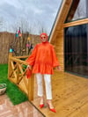 Balon Kol Clara Gömlek-Oranj
