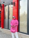 Fırfır Detaylı Gömlek-Pembe