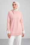İnci Dantel Tunik-Pudra Pembe